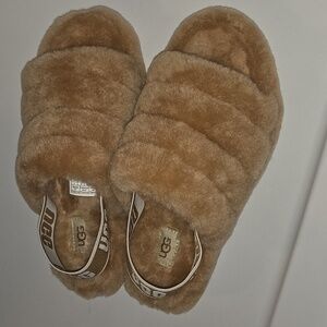 ugg fluff yeah slides womens size 7